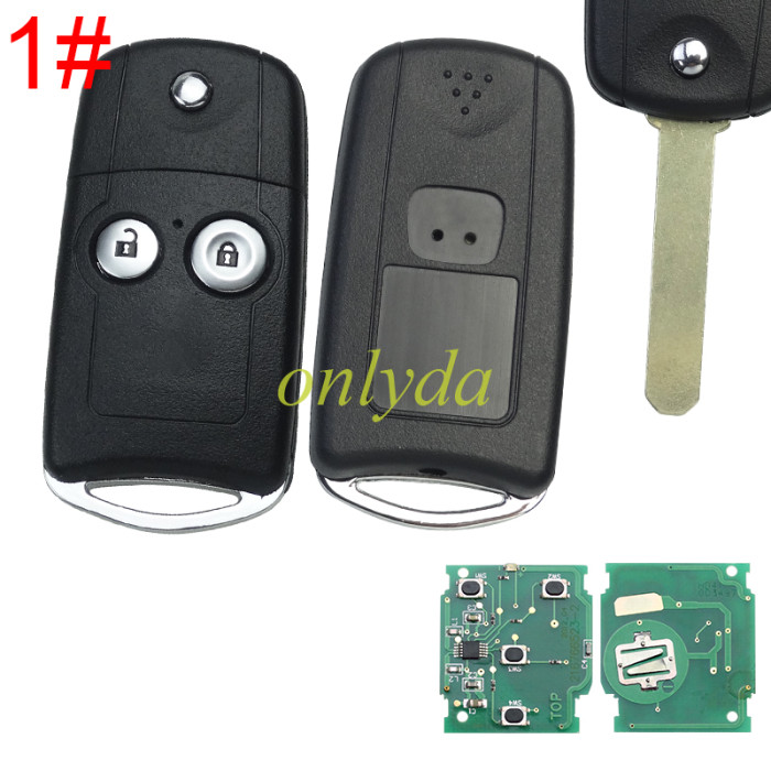 For Honda CRV 4 2/2+1/3+3+1button remote  with 313.8MHZ/434MHZ,pls choose frequency and button