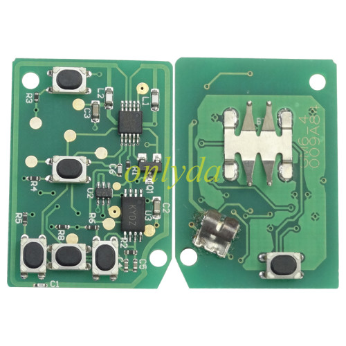 For Chevrolet 5 button remote key with 434mhz