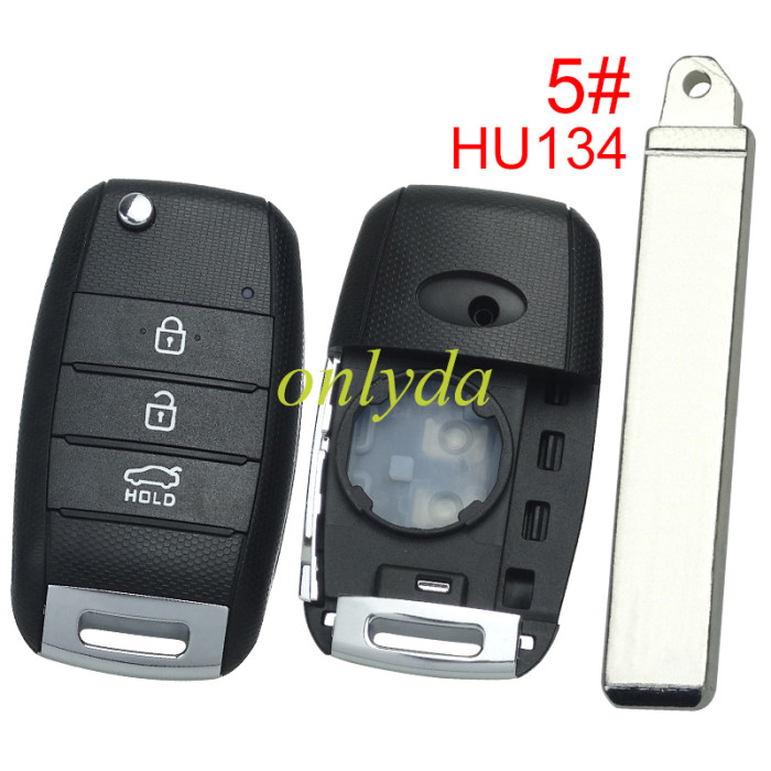 For KIA 3 button remote key blank please choose which key blade in your need.
