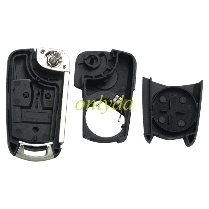 For Opel  Vectra C 2/ 3 button flip remote key  with 434mhz with PCF7946 chip, pls choose button