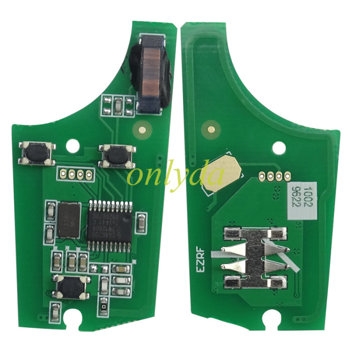 For Opel  Vectra C 2/ 3 button flip remote key  with 434mhz with PCF7946 chip, pls choose button