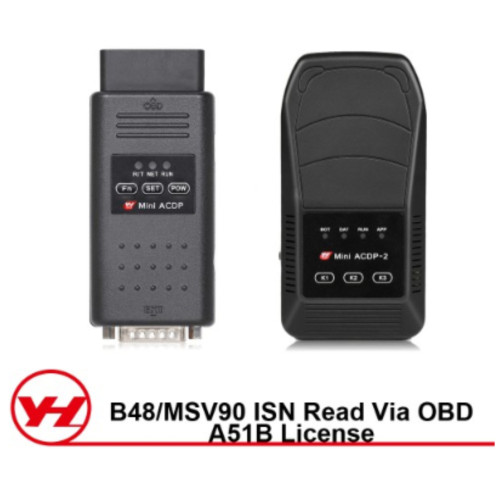 Yanhua B48/MSV90 ISN Reading via OBD Authorization A51B