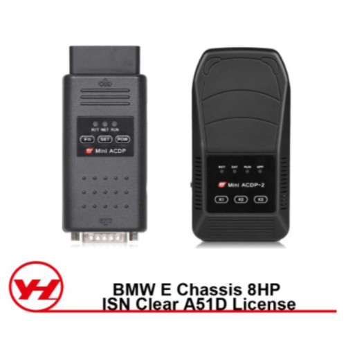 Yanhua A51D License for BMW E Chassis 8HP ISN Clear Working with ACDP Module 11
