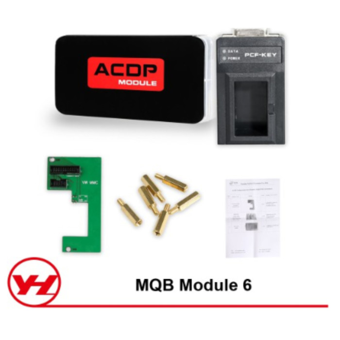 Yanhua Mini ACDP Module 6-MQB Module Support adding key for VW MQB via OBD. Support mileage adjustment for VW MQB and MMC.