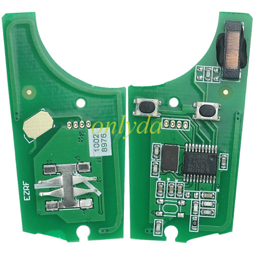 For Opel  Corsa D 2B  remote 7941 chip -434mhz Delphi 24JL06 28078933A ZY 15118064L  chip:NXP F7341B 2130201 4941ATT-2  , pls choose button