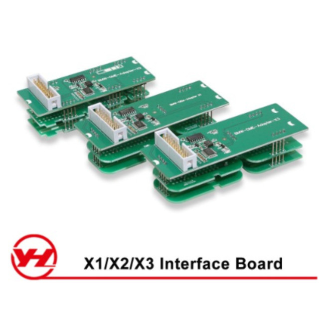 Yanhua ACDP Bench mode BMW-DME-Adapter X1/X2/X3 interface board set Support BMW E chassis N47/N57,F chassis B37/B47N47/N57,I chassis BMSX DME ISN read/write and clone.