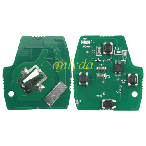 For Honda remote key with 313.8mhz FCCID:KR55WK49308, Pls choose button