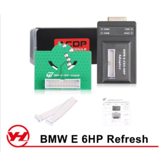 Yanhua Mini ACDP Module 17-BMW E chassis 6HP refresh Worldwide first support：clear the BMW E series 6HP EGS ISN on Bench.