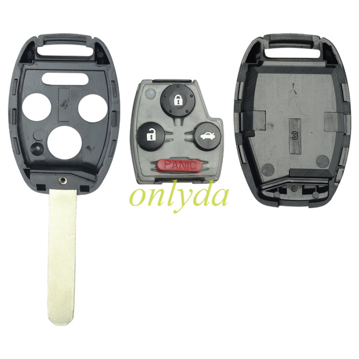 For Honda remote key adjustable frequency  315mhz/ 313.8mhz/ 434mhz ,FCCID IS OUCG8D-380H-A ,support for  2.3L remote,Odessey, and 2.4l Accord（before 2008）pls choose button ，