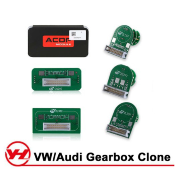 Yanhua Mini ACDP Module 13-VW/Audi Gearbox Clone Support VW (Volkswagen), Audi DQ200 (0AM / 0CW), DQ250 (02E / 0D9), DL382 (0CK), DL501 (0B5), VL381 (0AW) models and etc.