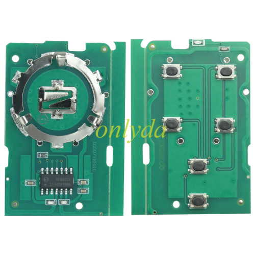 For Honda remote key  313.8mhz for Honda Odyssey 2005-2010 FCC ID: OUCG8D-399H-A P/N: 72147-SHJ-A21， pls choose button