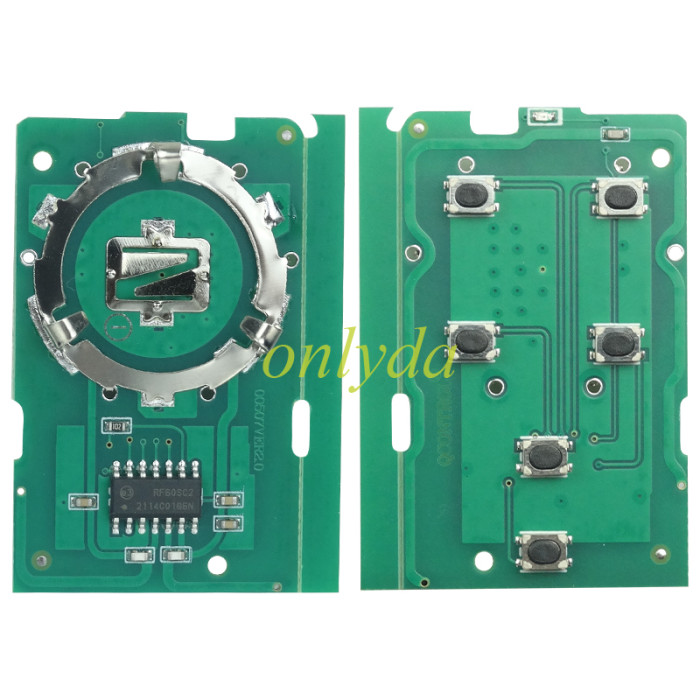 For Honda remote key  313.8mhz for Honda Odyssey 2005-2010 FCC ID: OUCG8D-399H-A P/N: 72147-SHJ-A21， pls choose button