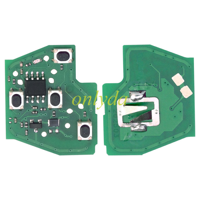 For Nissan  remote key for VDO type with 315mhz/434mhz , pl choose button and frequency