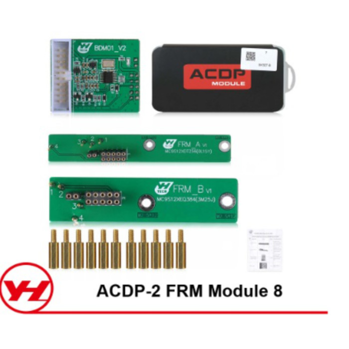 Yanhua Mini ACDP Module 8-FRM Module (FRM Footwell module) Support BMW FRM (Footwell) module refresh/recover.