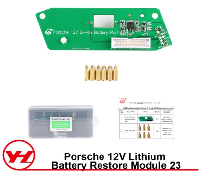 Mini ACDP Module23_ Porsche 12V lithium battery restore Support new Porsche (2018-2020) 12V lithium battery automatic data repair.