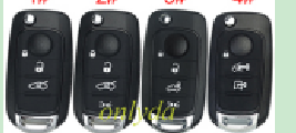 key pad for Fiat remote key shell, pls choose button