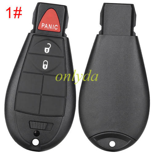 For Chrysler  remote key shell with panic button, emergency blade included ,without Badge ， pls choose the button