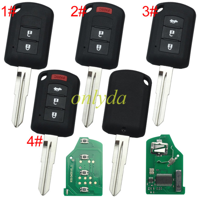 2010-2019 Mitsubishi Outlander Lancer /Remote Key FCC: 6370B944 / OUCJ166N /315 Mhz/ ID 46 , Pls choose button