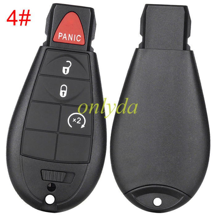 For Chrysler  remote key shell with panic button, emergency blade included ,without Badge ， pls choose the button