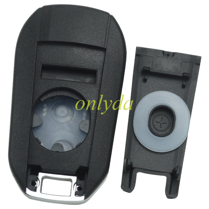 European Style For Citroen remote key shell with round Badge with HU83 blade , pls choose button