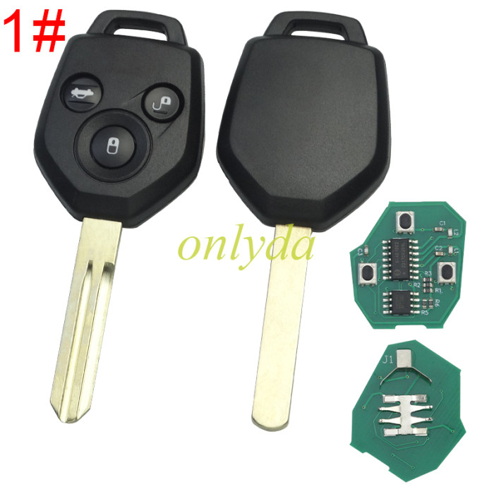 For Subaru  remote key shell  with 434mhz, pls choose button