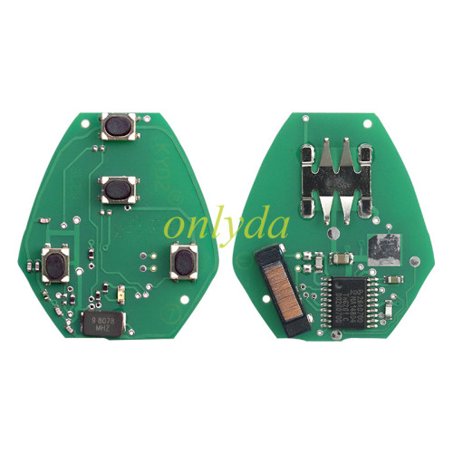 For Mitsubishi remote key   with 313.8MHZ with 7961chip FCCID:OUCG8D-620M-A, pls choose button