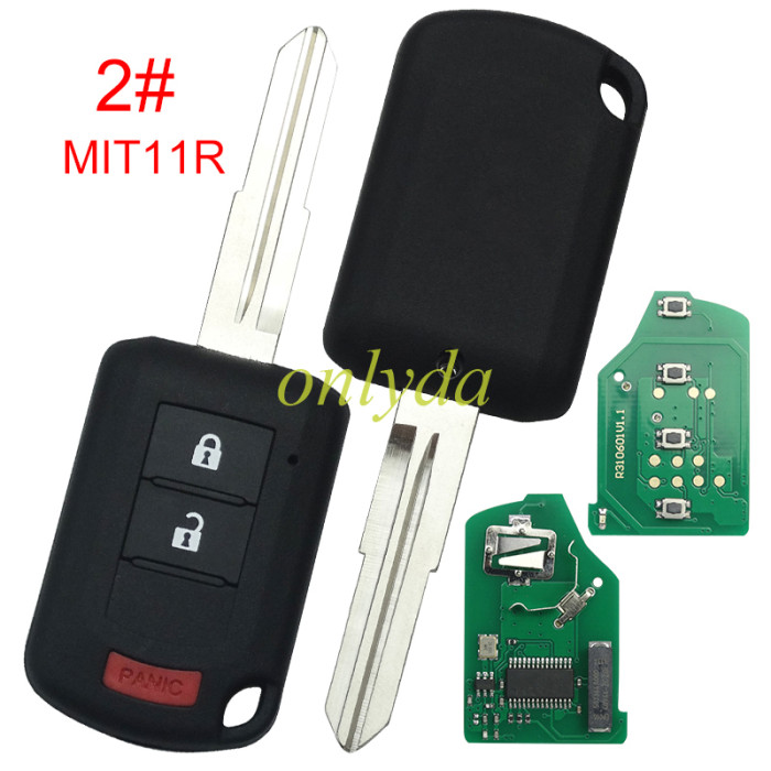 2010-2019 Mitsubishi Outlander Lancer /Remote Key  FCC: 6370B944 / OUCJ166N /315 Mhz/  ID 46 , Pls choose button