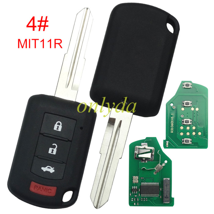 2010-2019 Mitsubishi Outlander Lancer /Remote Key  FCC: 6370B944 / OUCJ166N /315 Mhz/  ID 46 , Pls choose button