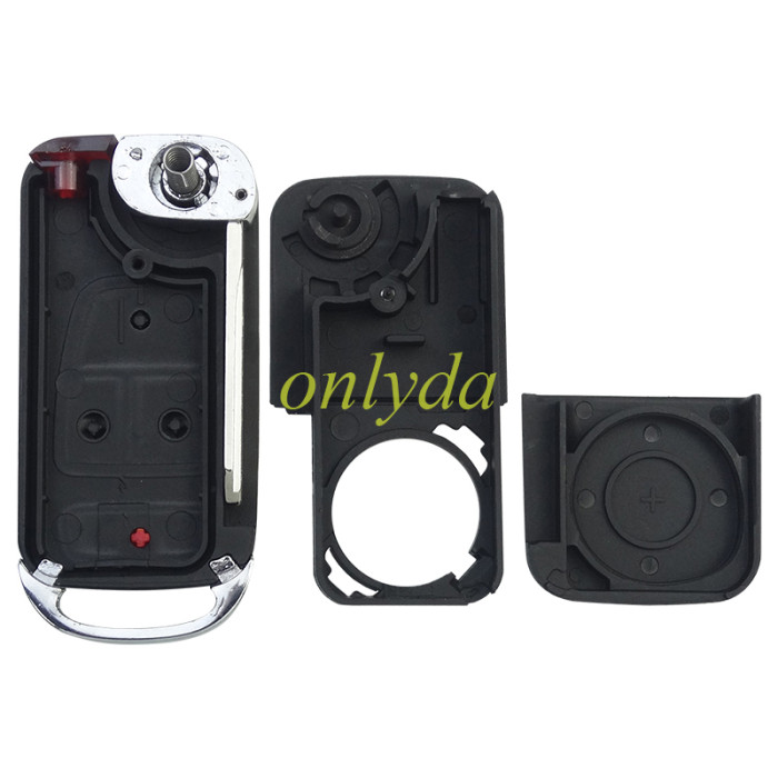 For Benz modified key shell with HU72 blade with Badge , pls choose button