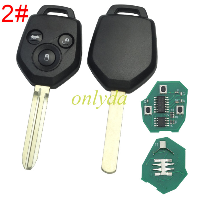 For Subaru  remote key shell  with 434mhz, pls choose button