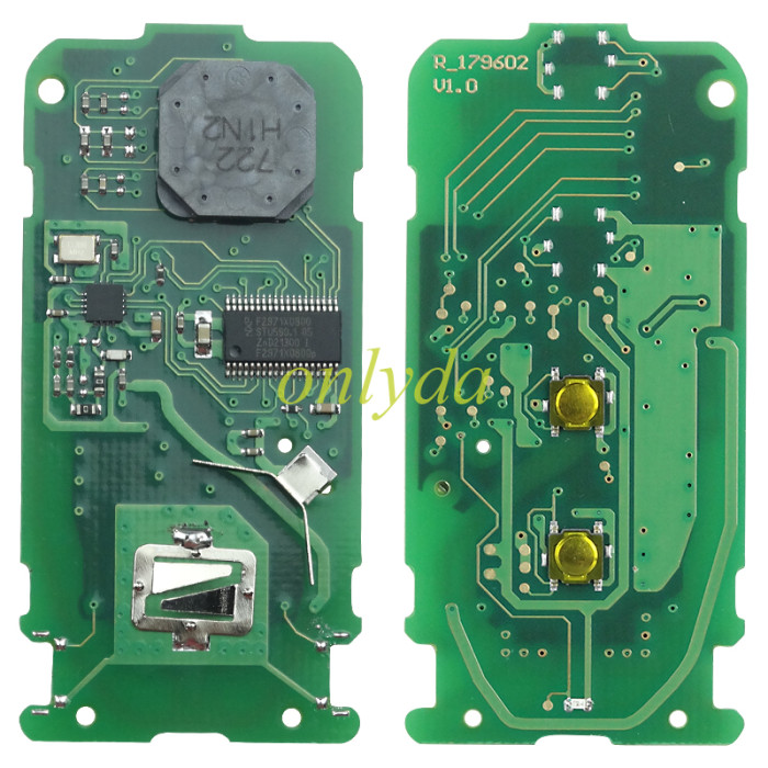 For Mitsubishi  Keyless smart remote key  433.92MHz FSK NCF2951X / HITAG 3 / 47 CHIP FCC ID: GHR-M004  Board No: GHR-M003 , Pls choose button