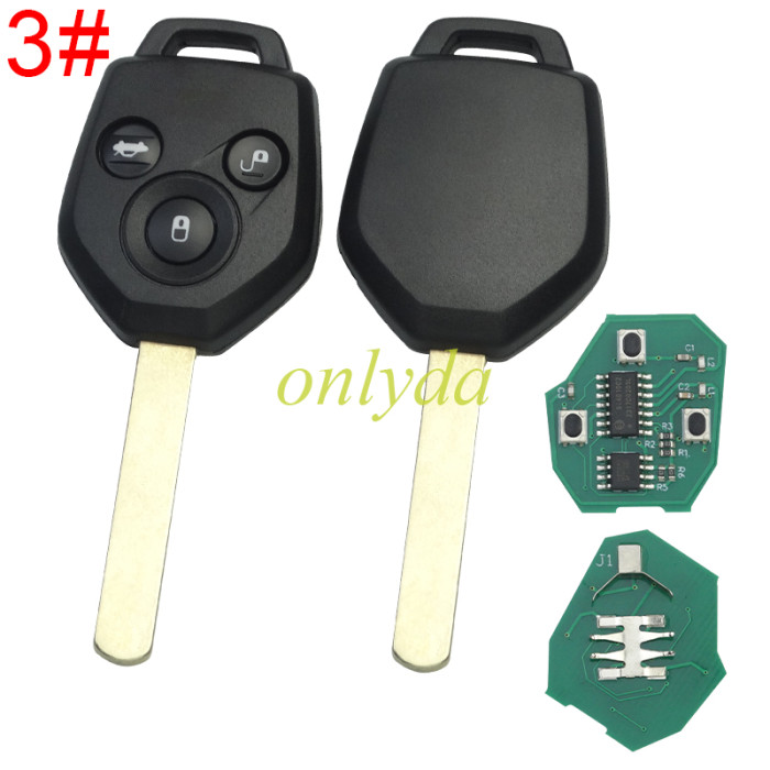 For Subaru  remote key shell  with 434mhz, pls choose button