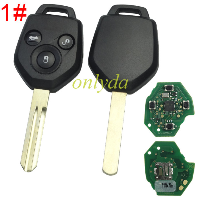For Subaru  remote key with 433.92mhz     FCCID : CWTWB1U811 IC:1788D-FWB1U811, pls choose button