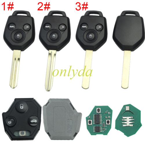 For Subaru  remote key shell  with 434mhz, pls choose button