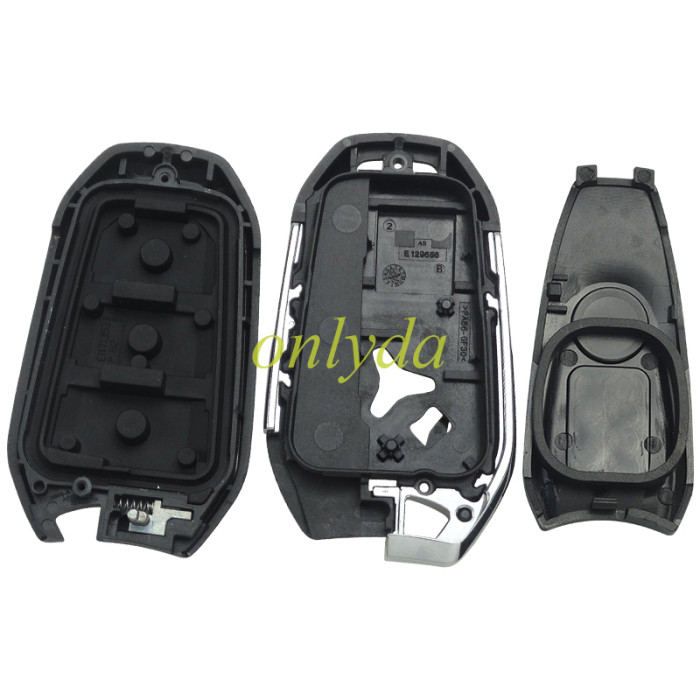 Original Citroen remote key  434mhz -PCB A3M15 with NCF29AxM 4A A3Mxxxx chip  original PCB+Aftermarket key shell ， pls choose button and blade