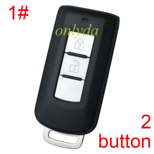 KYDZ Mitsubishi-Style Universal Smart Key  Excludes emergency key  | 3-Buttons | ZN07-3