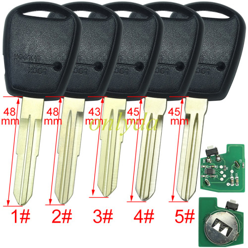For Hyundai 1 button remote key Verna  434mhz , pls choose button