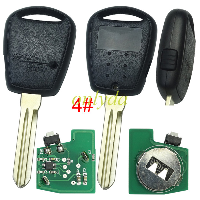 For Hyundai 1 button remote key Verna  434mhz , pls choose button