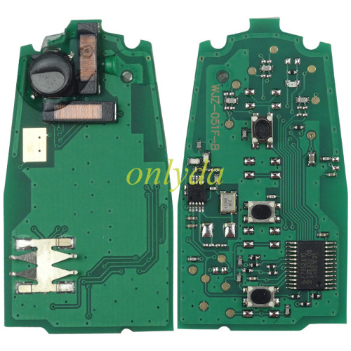 For Hyundai  Keyless remote key  434mhz with PCF7952A， pls choose button 