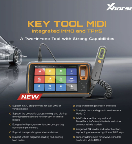 Llave Inteligente Digital Bluetooth X-horse - Compatible Con +90% De Coches, Arranque Sin Llave, IOS/Android