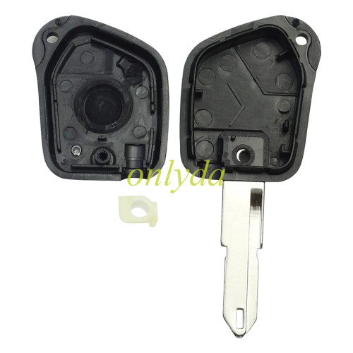 For Peugeot 1 button remote key blank without badge