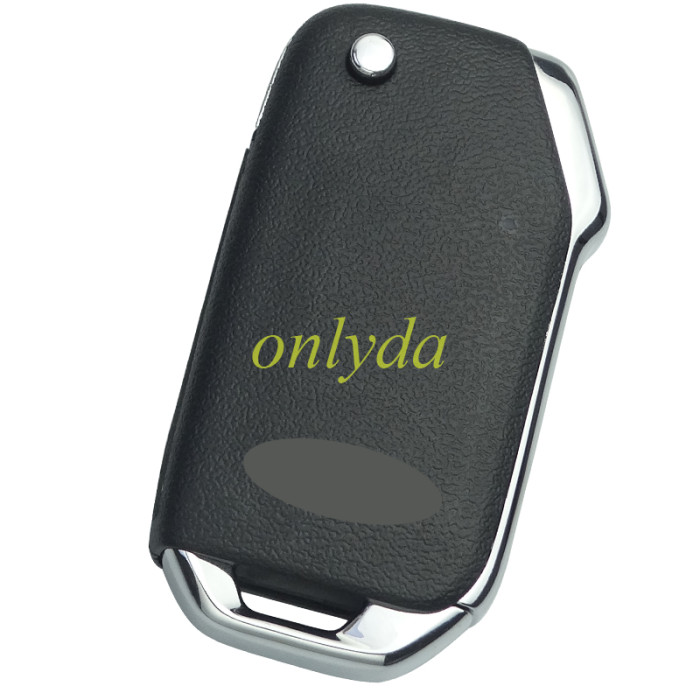 For New Kia 3 /3+1 button remote key shell with key blade with badge ， pls choose button