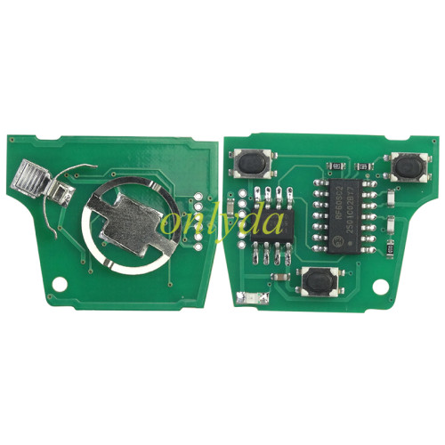 For Toyota  remote key with 4C chip & TOY47 blade with 315mhz /434mhz/304.2mhz use for Toyota Yaris， pls choose button and frequency