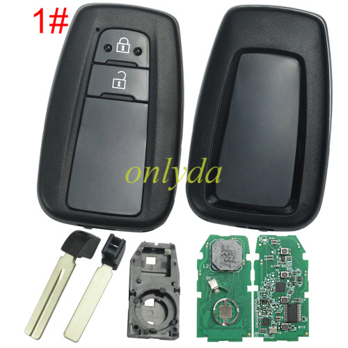 For Toyota 2018+ Smart Remote Key  433MHz  89904-60L80  for New Toyota Prado Land Cruiser, pls choose button