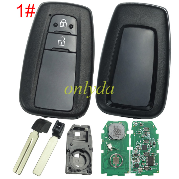 For Toyota 2018+ Smart Remote Key  433MHz  89904-60L80  for New Toyota Prado Land Cruiser, pls choose button