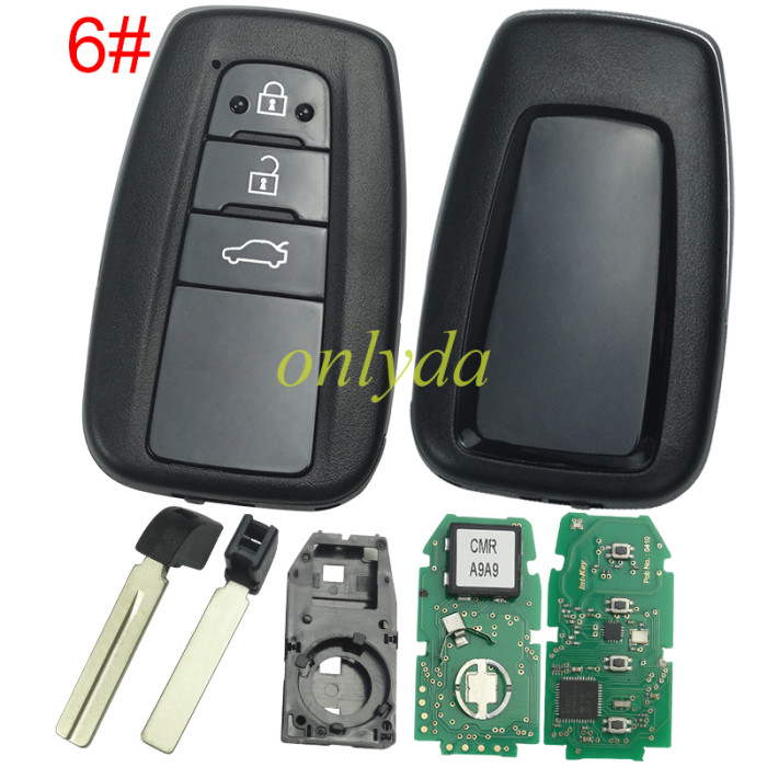 For Toyota Camry  remote  key HYQ14FBC 0351 BOARD H / 8A chip  314mhz-312mhz, pls choose button