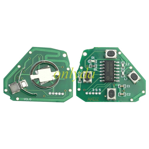 For Toyota remote key  with 4D67 Chip  with 314.4 MHZ with Toy47 blade  FCCID : HYQ12BDC, pls choose button