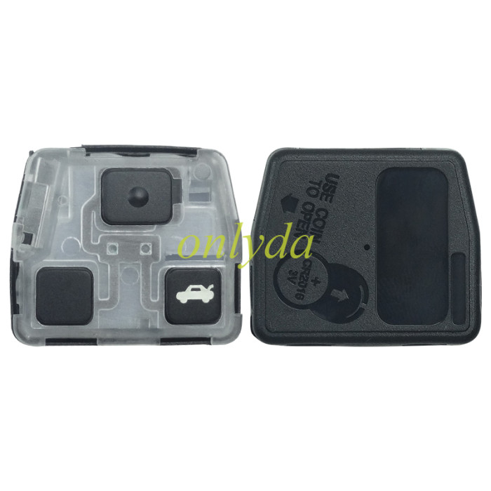 Toyota 3 button remote key  60010/60140/48040 315MHz USA Model FCC ID:HYQ1512V 1998-2002 LX470 2003 - 2008 LX470 2003 - 2009 GX470 1998-2002 Landcruiser.pls choose blade .(Without chip, if you need a chip, you need to buy it separately)