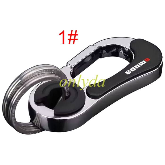 Stainless steel key ring, minimum order quantity （MOQ）5 pieces/color, pls choose color model