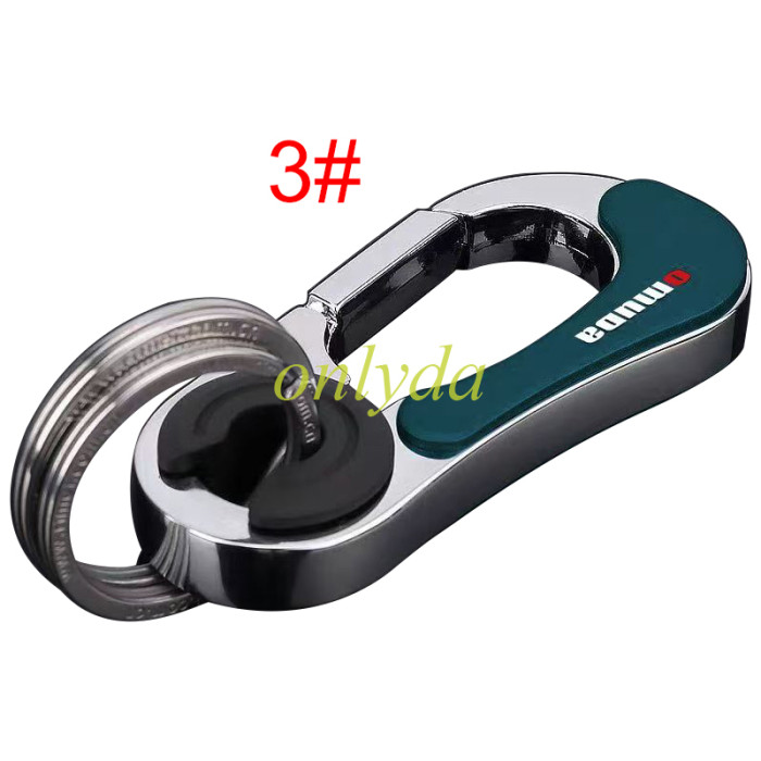 Stainless steel key ring, minimum order quantity （MOQ）5 pieces/color, pls choose color model